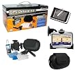 Essential Accessory Kit for Magellan Maestro 4000 3200 4700 4350 4210 4250 3250 5310 3220 3100 3225 4040 4220 4050 5340 Includes GPS Hard Case + Dual Socket car Adapter + Bracket Mount + LCD Screen Protectors + More