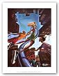 Rising (mini) by Justin Bua 11.875"x9.5" Art Print Poster