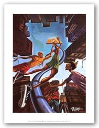 Rising (mini) by Justin Bua 11.875"x9.5" Art Print Poster