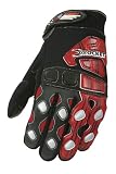 Joe Rocket Stage One Mens Motorcycle Gloves Red/Black/Silver L