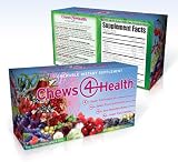 Chews-4-Health Chewable Dietary Supplement - 1 Box 60 Count