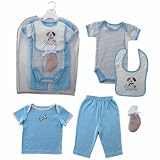Hudson Baby Gift Collection, 6 Piece, Boy, 0-3 Months