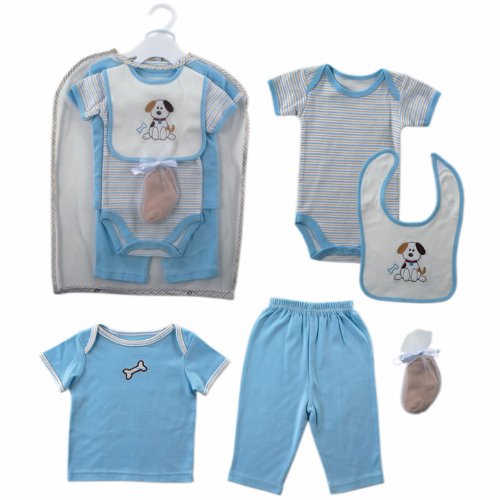 Hudson Baby Gift Collection, 6 Piece, Boy, 0-3 Months