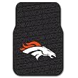 Denver Broncos 25 x 17 Rubber Car Floor Mat