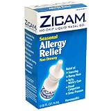 Zicam No Drip Liquid Nasal Gel, Seasonal Allergy Relief, Non-Drowsy, 0.5 fl oz (15 ml)