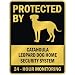 PROTECTED BY  CATAHOULA LEOPARD DOG HOME SECURITY SYSTEM  PARKING SIGN DOG