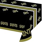 Creative Converting All Over Print New Orleans Saints Plastic Banquet Table Cover