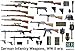 Master Box WWII German Infantry Weapons Figure Model Building Kits (1:35 Scale)
