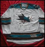 San Jose Sharks Autographed/Hand Signed Jersey