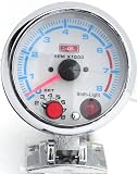 Assured Performance 3.75 Racing Tachometer-Chrome Housing- LED 7-Color Display w/Shift Light
