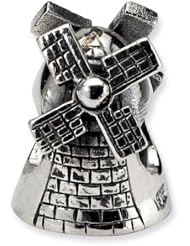 Sterling Silver Reflections Windmill Bead