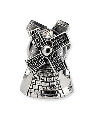 Sterling Silver Windmill Charm Bead Fits Pandora Chamilia Biagi Bracelet