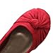 Ollio Women's Ballet shoe Low Heel Comfort Faux Suede Multi Color Flat