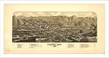 Historic Golden, Colorado, c. 1882 (S) Panoramic Map Poster Print Reprint Giclee