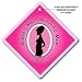 WORLD'S MOST BEAUTIFUL MUM ON BOARD Car sign, Baby on Board Style Car Window Sign, FREE UK POSTAGE, Valentines Gift, Mothers Day Present
