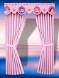 Dollhouse Miniature Princess Nursery Draperies