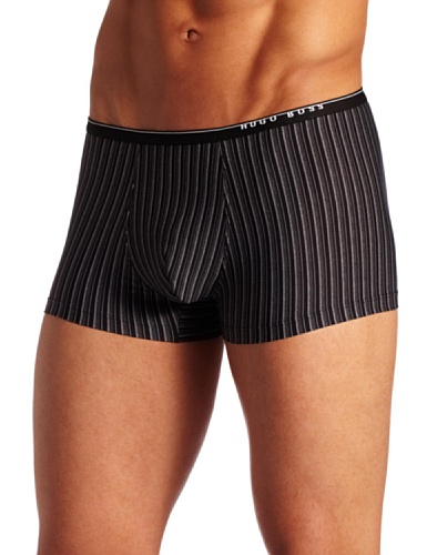 HUGO BOSS Mens Boxer Bm Striped With Logo, Black, 
