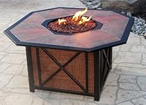 Hot Sale Taris Outdoor Patio Fire Pit Porcelain Tile Table Top