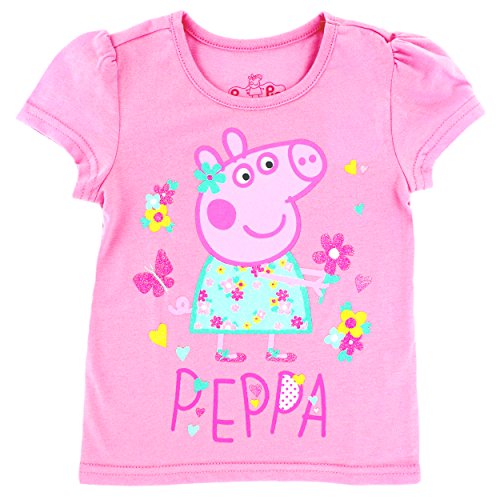 Peppa Pig Toddler Girls Short Sleeve Tee