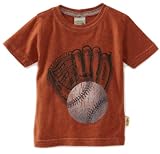 Charlie Rocket Baby-boys Infant Glove Tee, Orange, 12/18