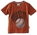 Charlie Rocket Baby-boys Infant Glove Tee, Orange, 18/24