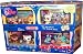 Littlest Pet Shop Exclusive Carry Case with 12 Pet Figures 4 Different Sets - Cuddliest Set : Cat (#747), Cocker Spaniel (#748), Ferret (#749); Sportiest Set: Great Dane (#750), Green Gecko (#751), Purple Hermit Crab (#752); Fanciest Set : German Shepard (#744), Monkey (#745), Mouse (#746) and Littlest Set : Guinea Pig (#753), Yellow Canary (#754) and Clown Fish with Corral Base (#755)