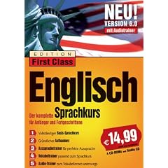 First Class Sprachkurs 6.0 Englisch (4 CD-ROMs + 1 Audio-CD)