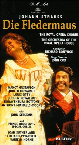 CD-Charts  DVD : Johann Strauss - Die Fledermaus / Bonynge, Cox, Ashton, Royal Opera