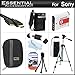 Essential Accessories Kit For Sony Cyber-shot DSC-HX30V, DSC-HX20V Digital Camera Includes Extended Replacement (1350 maH) NP-BG1 Battery + AC/DC Travel Charger + Mini HDMI Cable + USB 2.0 Card Reader + Case + 50