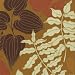 Ideal Home Range Golden Petals, Brown Cocktail Napkin, 20-Count Package (Pack of 6)