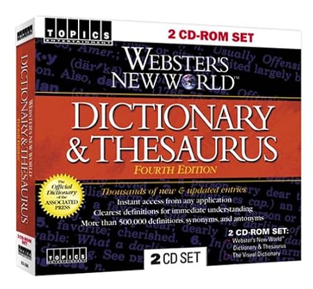 Webster's New World Dictionary and Thesaurus (Jewel Case)