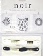 Noir : broderie au point de croix et en blackwork