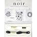 Noir : broderie au point de croix et en blackwork
