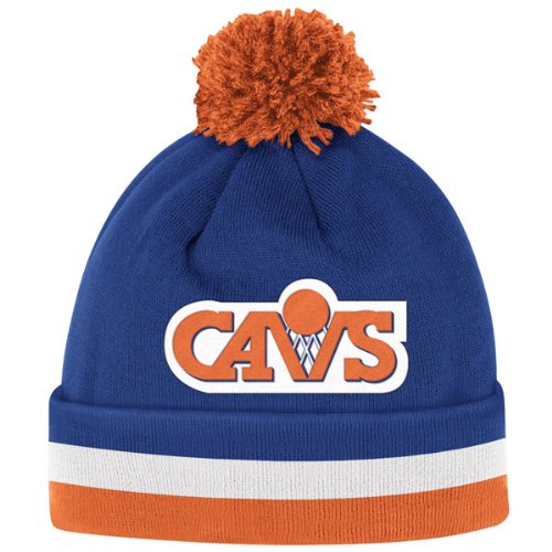 Cleveland Cavaliers Mitchell & Ness Jersey Stripe Cuffed Knit Hat