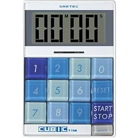 DRETEC キュービック デジタルタイマー ブルー T-146BL