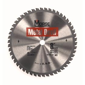 MK Morse CSM850SC Metal Devil 8 Steel Cutting Circular Saw Blade by MK Morse