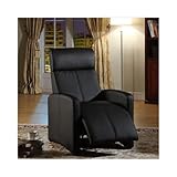 IMAGE OF Barstow Push Back Recliner in Black