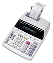 Sharp EL-2196BL Heavy Duty Color Printing Calculator with Clock and Calendar