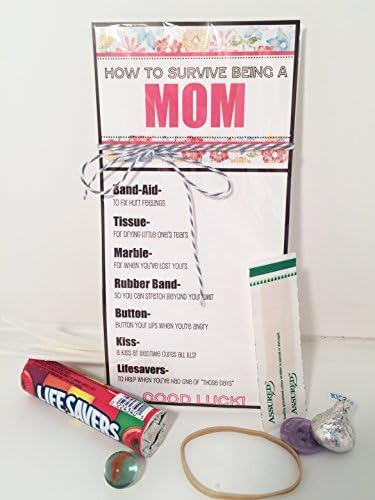 How to Survive Being a Mom Interactive Greeting Card - 'Survival Kit' Gift