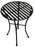 garden and patio furnitures item: PTC Home & Garden Park Round Side Table, Black