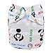iZiv(TM) Newborn Infant with 1 Thick Insert Waterproof/Adjustable/Reusable/Washable Cloth Diaper Fit Babies 0-3 Years(Eat Local)