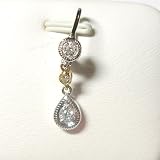 14K White Gold Diamond Earrings - 0.50 Ct.
