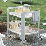 Resin Rolling Serving Cart