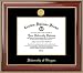 University of Oregon Ducks - Gold Medallion - Mahogany Gold Trim - Diploma Frame