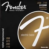 51B5INT6LaL.SL160FenderAccesories0739120406NylonBassGuitarStrings,Light