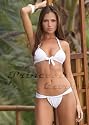 Bikini Monikini in weiß