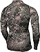 TSLA Men's Mock Long-Sleeved T-Shirt Cool Dry Compression Baselayer Top, Zero Basic(t11) - Camo Green, Medium.