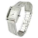 Geneva Platinum 6 Strand Polished Watch by Geneva