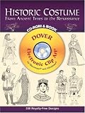 Review Dover Publications Inc.  / Historic Costume - CD-Rom and Book: From Ancient Times to the Renaissance (Dover Pictorial Archives)
