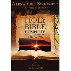 Holy Bible: Complete King James Version Bible on DVD narrated by Alexander Scourby